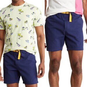 NEW Sovereign Code Snapshot Shorts Navy Blue Mens Size‎ Large Nordstrom Belted L
